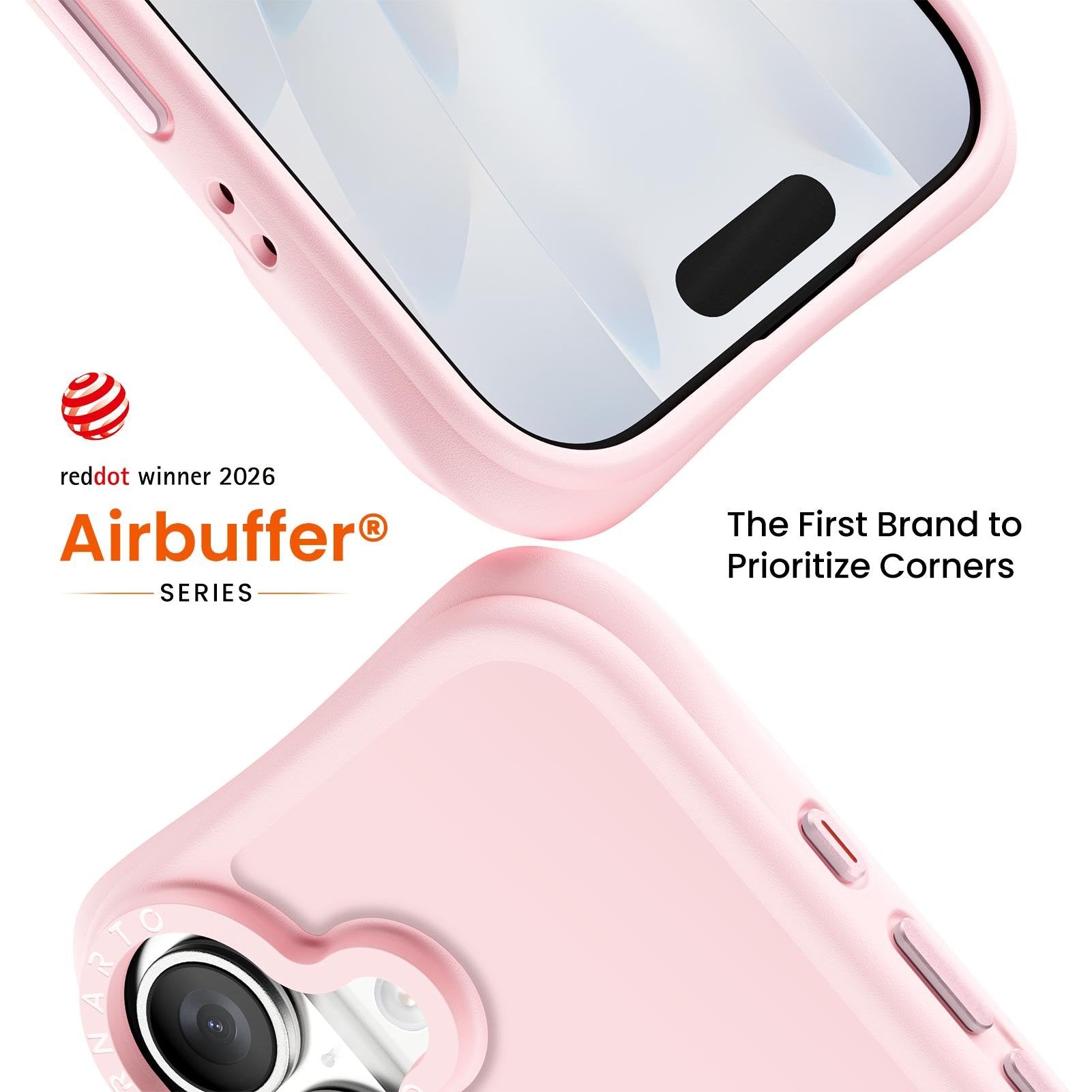 Airbuffer Gecko-Grip Case für iPhone 17 Serie
