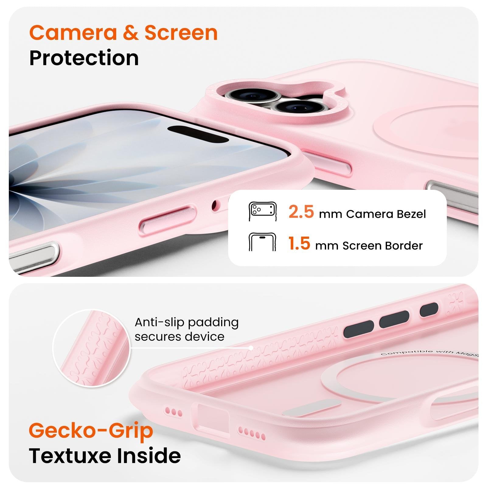 Airbuffer Gecko-Grip Case für iPhone 17 Serie