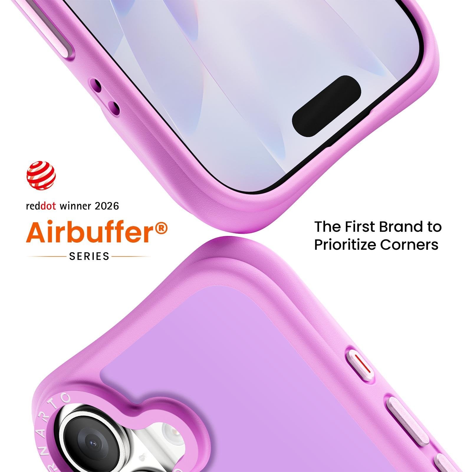 Airbuffer Gecko-Grip Case für iPhone 17 Serie
