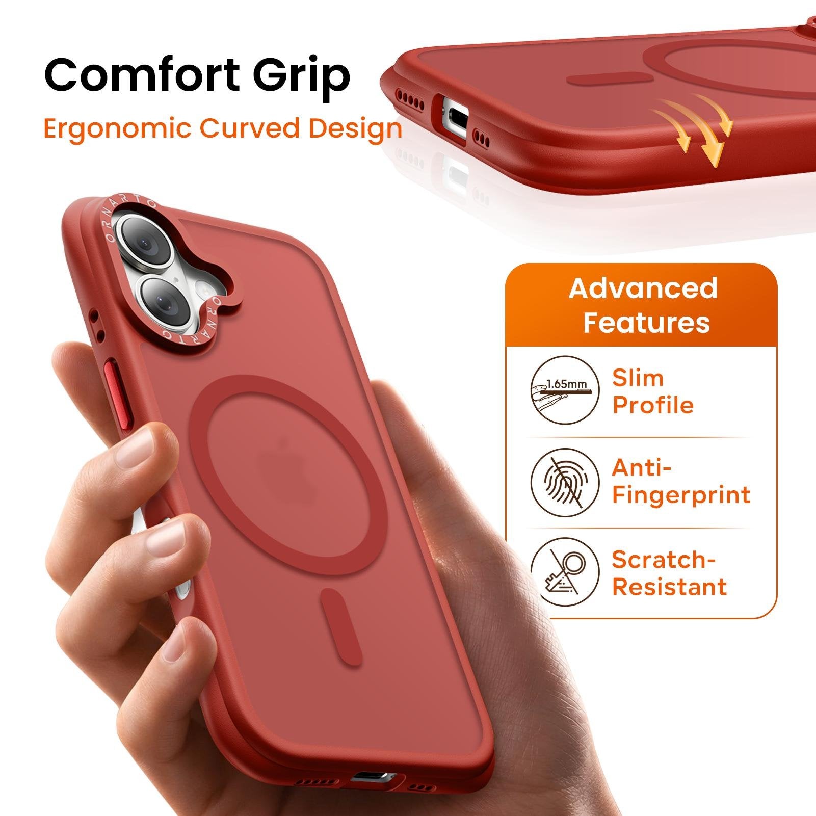 Airbuffer Gecko-Grip Case für iPhone 17 Serie