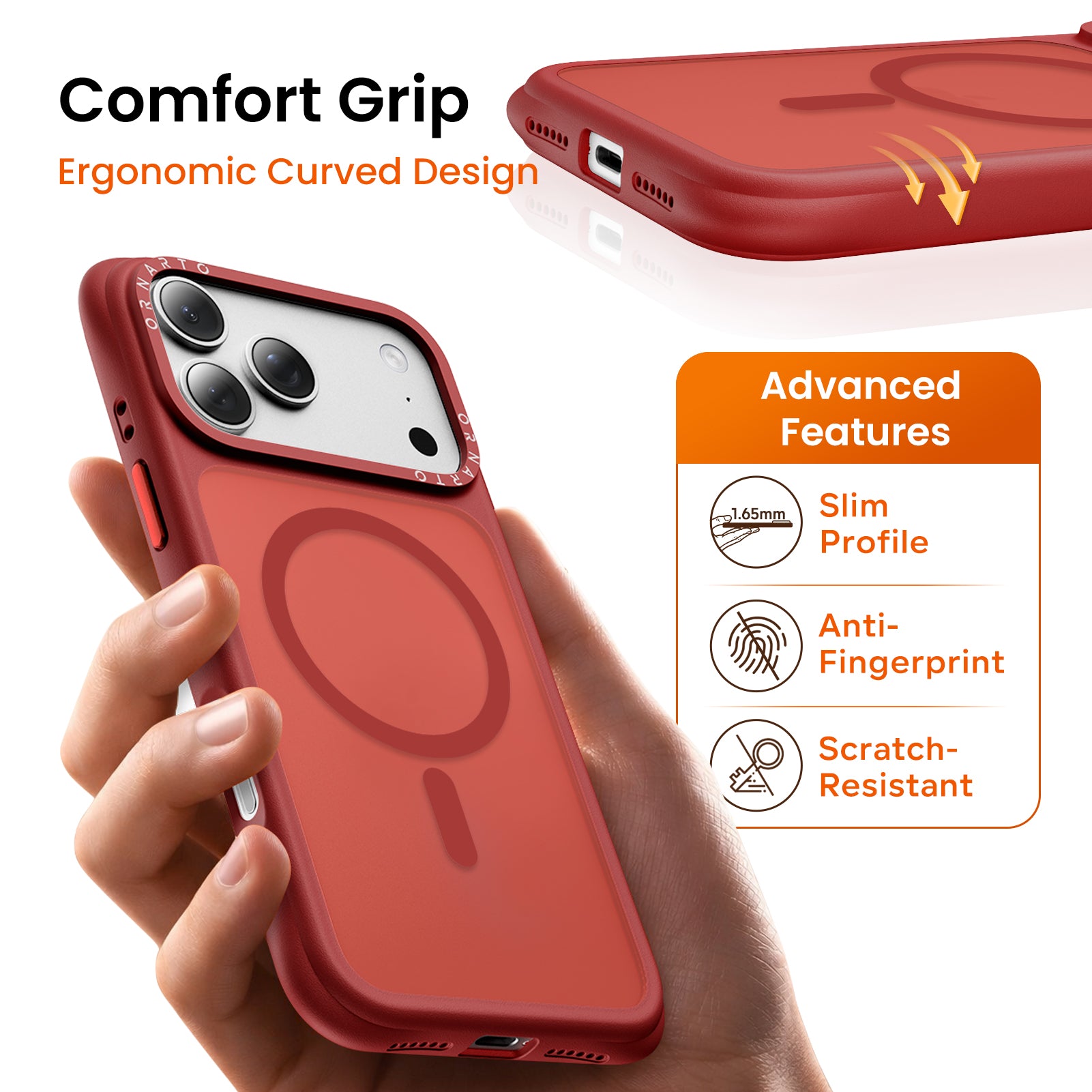 Airbuffer Gecko-Grip Case für iPhone 17 Serie