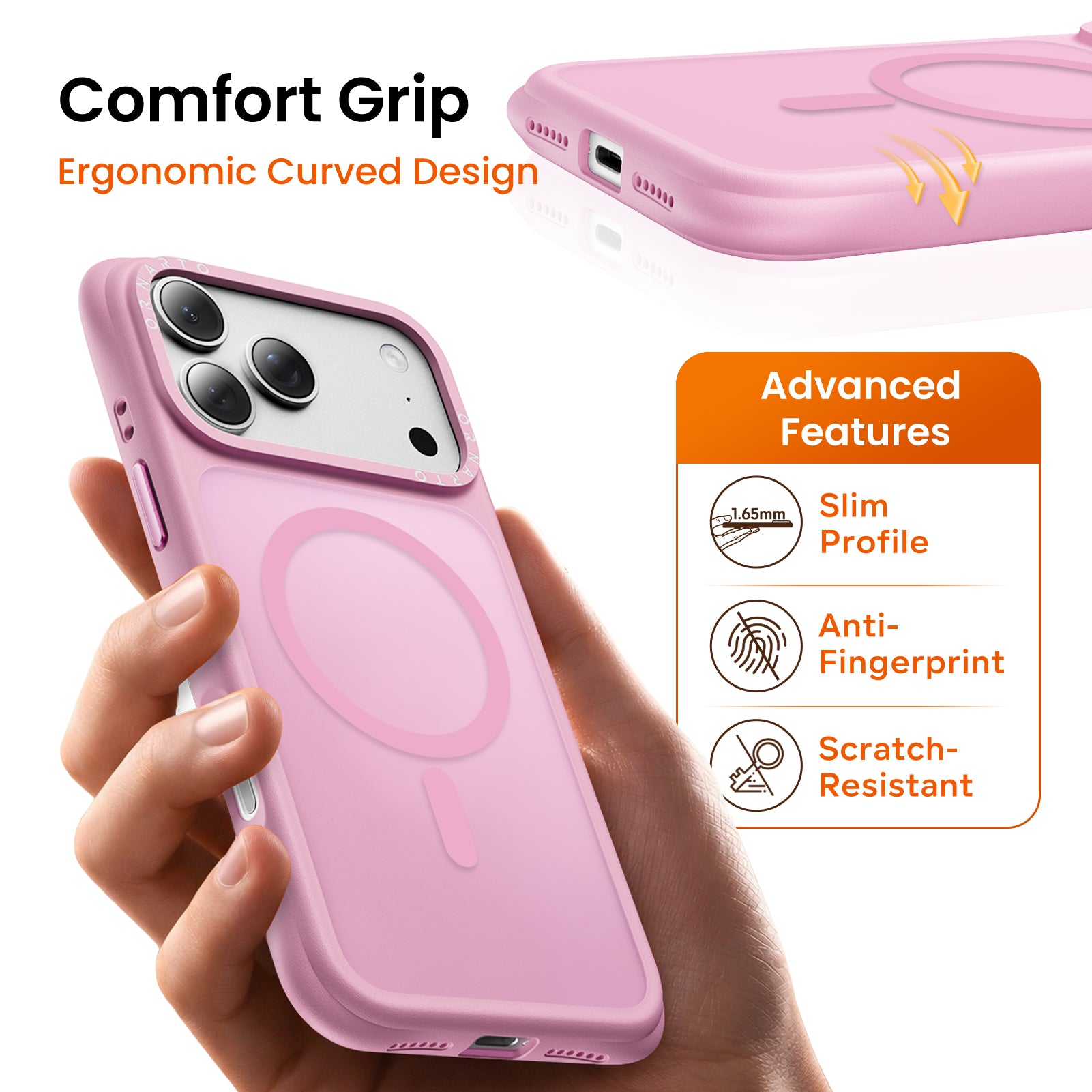 Airbuffer Gecko-Grip Case für iPhone 17 Serie