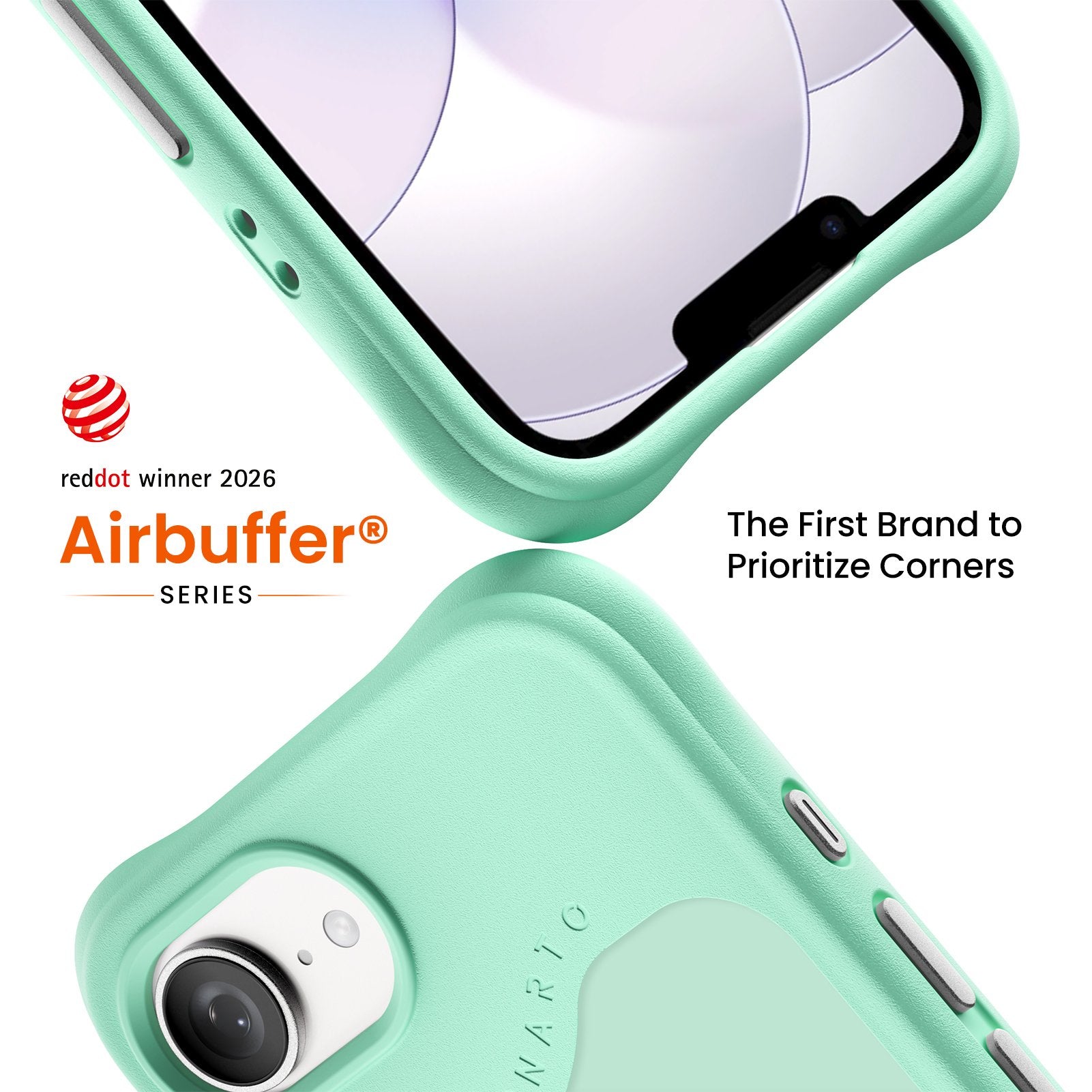 Airbuffer Gecko-Grip Case for iPhone 16e | 17e
