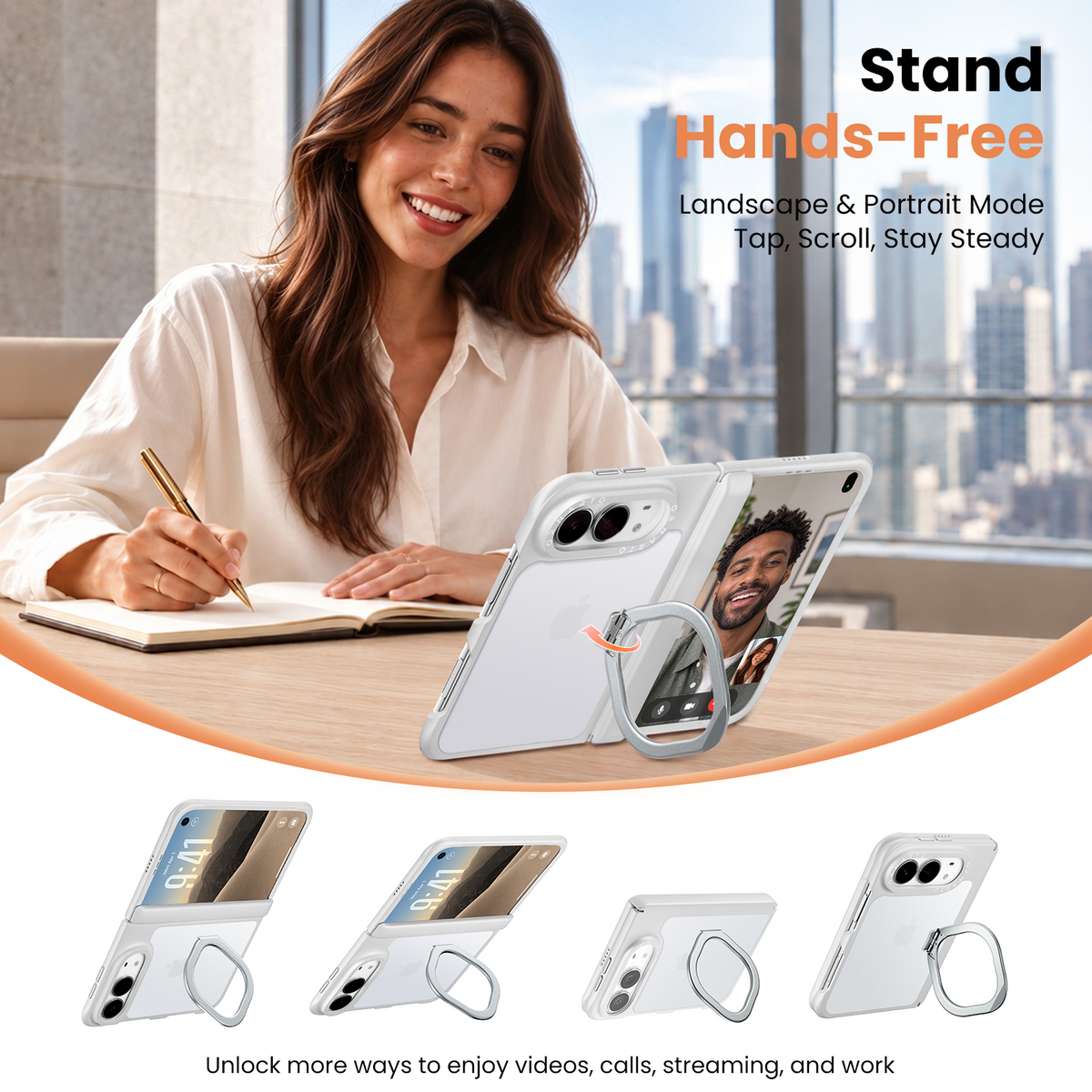 Airbuffer Kickstand Case for iPhone Duo