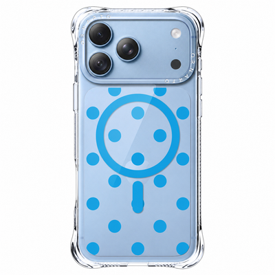 Airbuffer Polka Dot Clear Case for iPhone 18 Series
