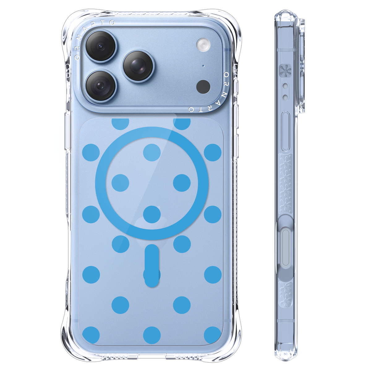 Airbuffer Polka Dot Clear Case for iPhone 18 Series