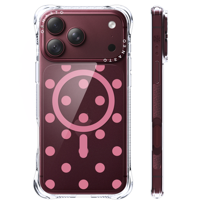 Airbuffer Polka Dot Clear Case for iPhone 18 Series