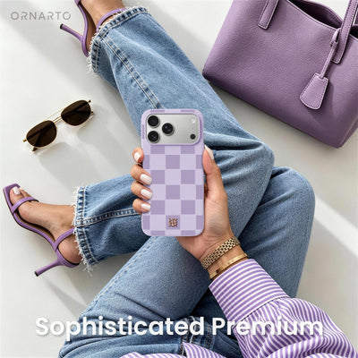Check PU Leather Case for iPhone 17 Series