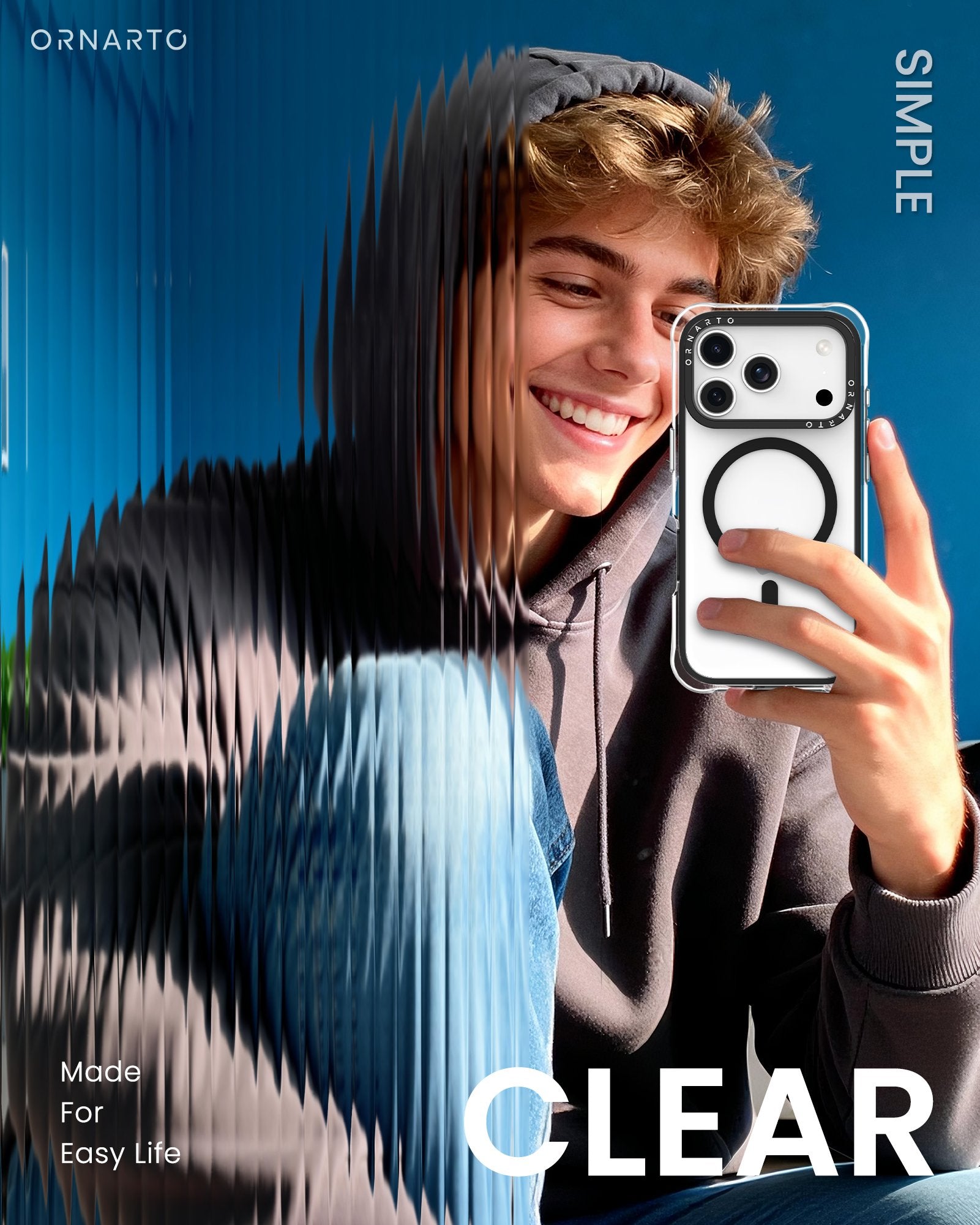 Diamond Air Hülle mit Kameraständer für iPhone 17 Pro | Pro Max