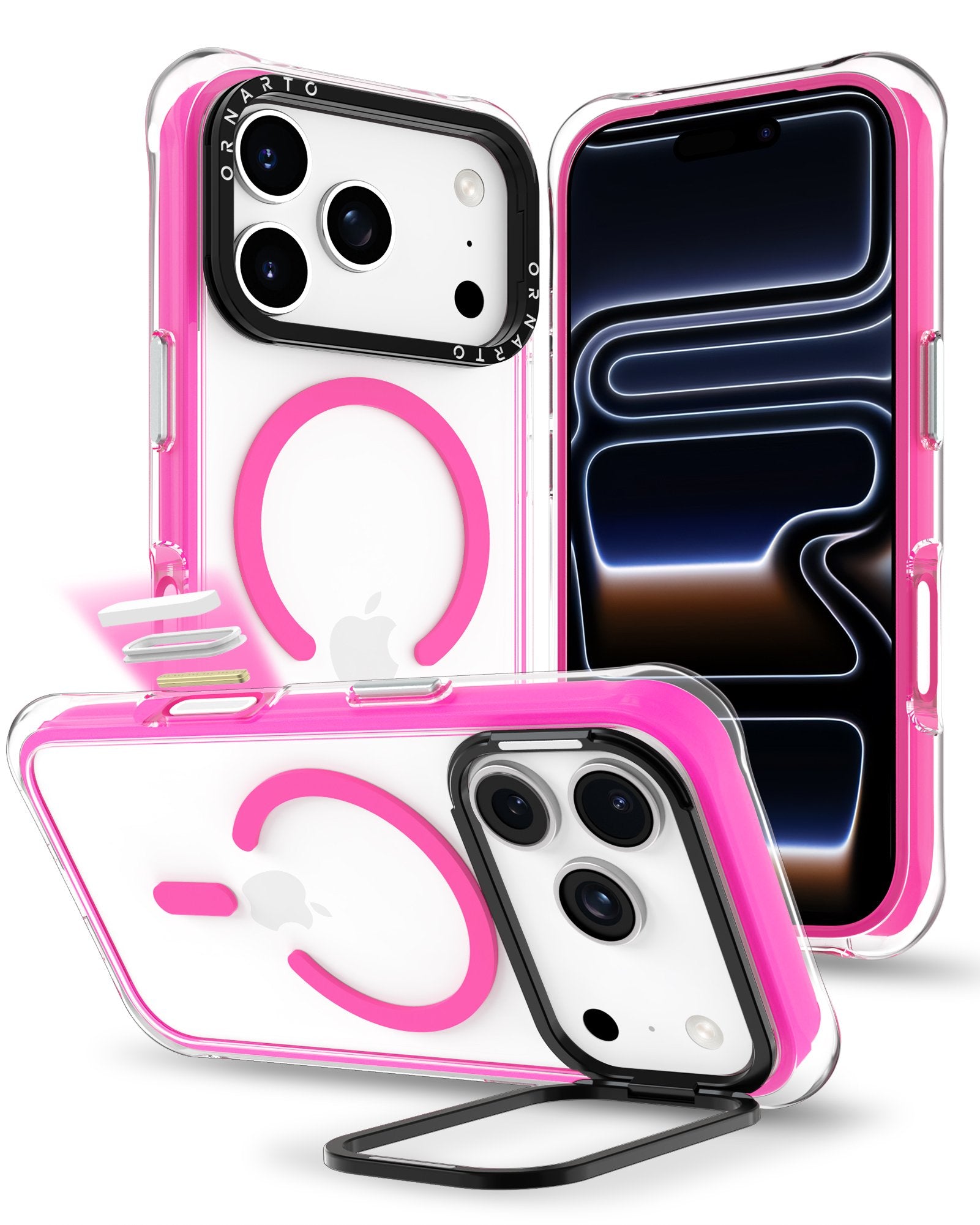 Diamond Air Case with Camera Stand for iPhone 17 Pro | Pro Max