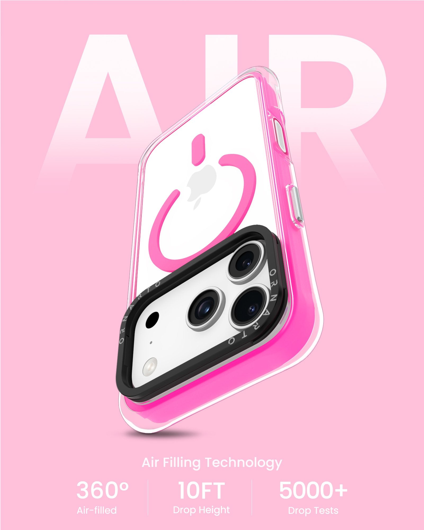 Diamond Air Case with Camera Stand for iPhone 17 Pro | Pro Max