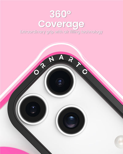 Diamond Air Hülle mit Kameraständer für iPhone 17 Pro | Pro Max
