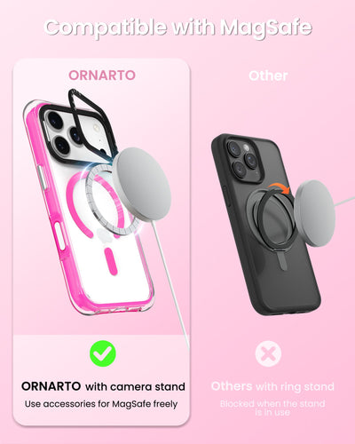 Diamond Air Hülle mit Kameraständer für iPhone 17 Pro | Pro Max