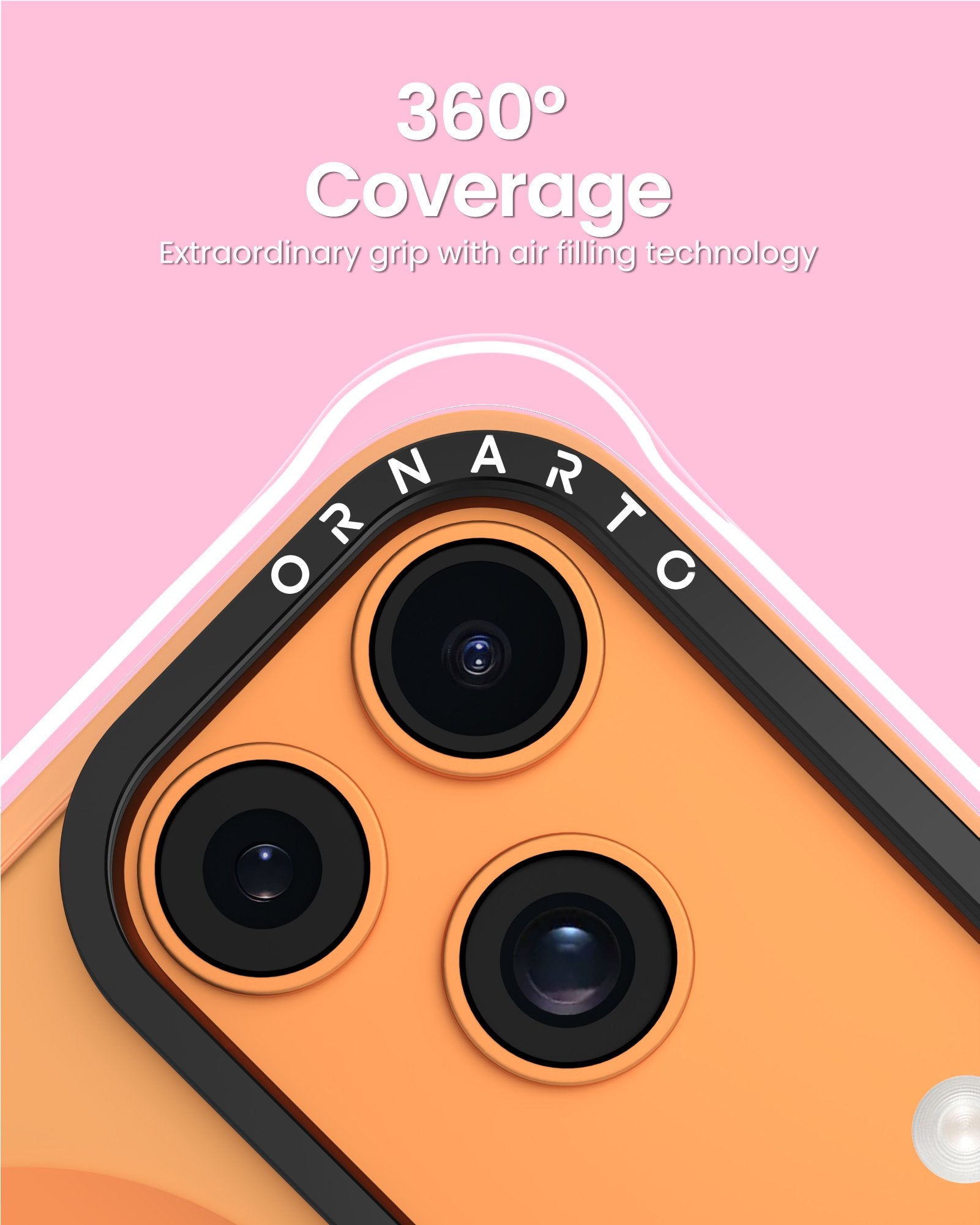 Diamond Air Hülle mit Kameraständer für iPhone 17 Pro | Pro Max