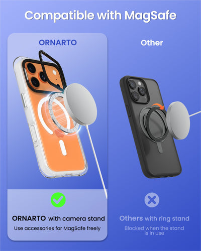 Diamond Air Hülle mit Kameraständer für iPhone 17 Pro | Pro Max