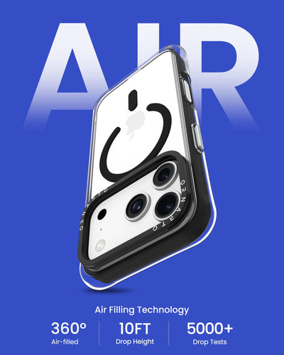 Diamond Air Hülle mit Kameraständer für iPhone 17 Pro | Pro Max