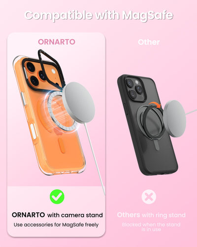 Diamond Air Hülle mit Kameraständer für iPhone 17 Pro | Pro Max