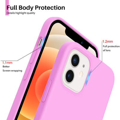 Flüssigsilikonhülle für iPhone 12 Serie
