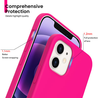 Flüssigsilikonhülle für iPhone 12 Serie