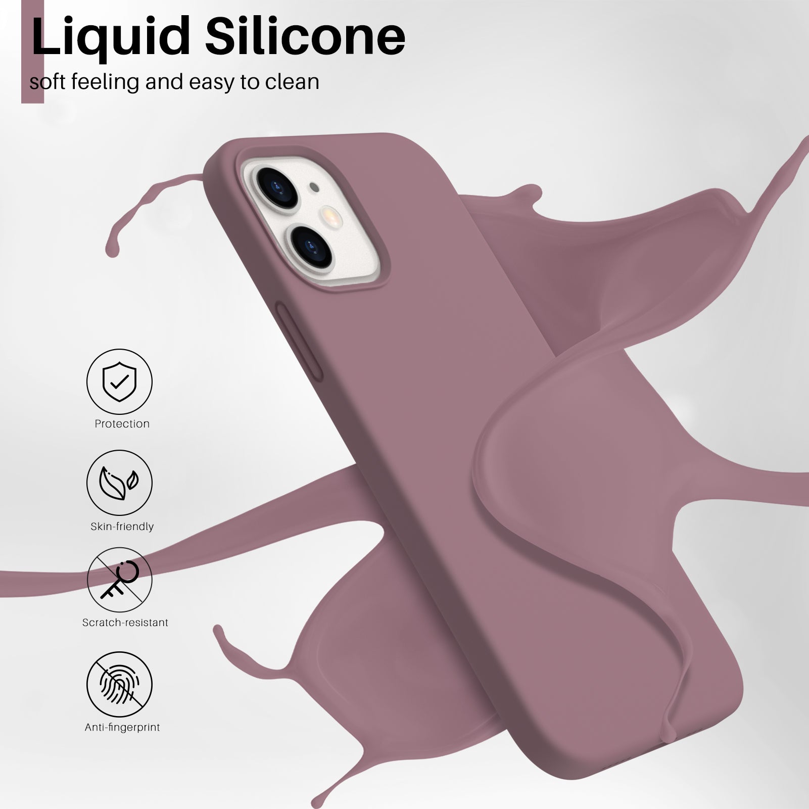 Liquid Silicone Case for iPhone 12 Series