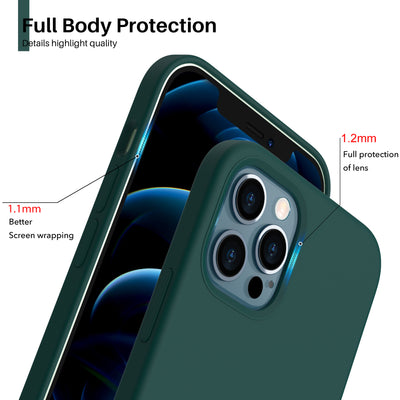 Flüssigsilikonhülle für iPhone 12 Serie