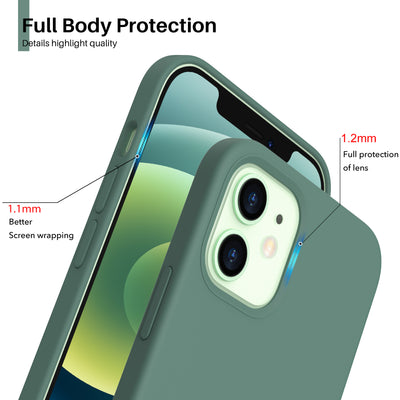 Flüssigsilikonhülle für iPhone 12 Serie