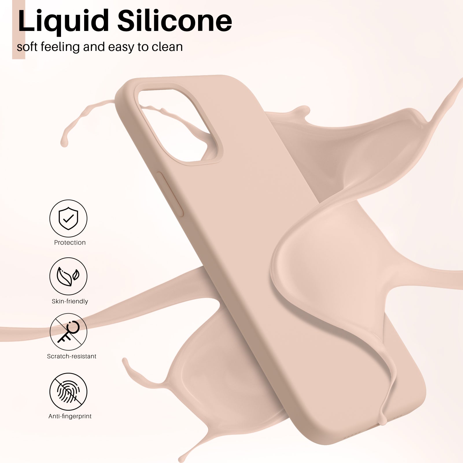 Liquid Silicone Case for iPhone 12 Series