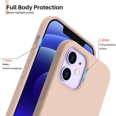 Flüssigsilikonhülle für iPhone 12 Serie