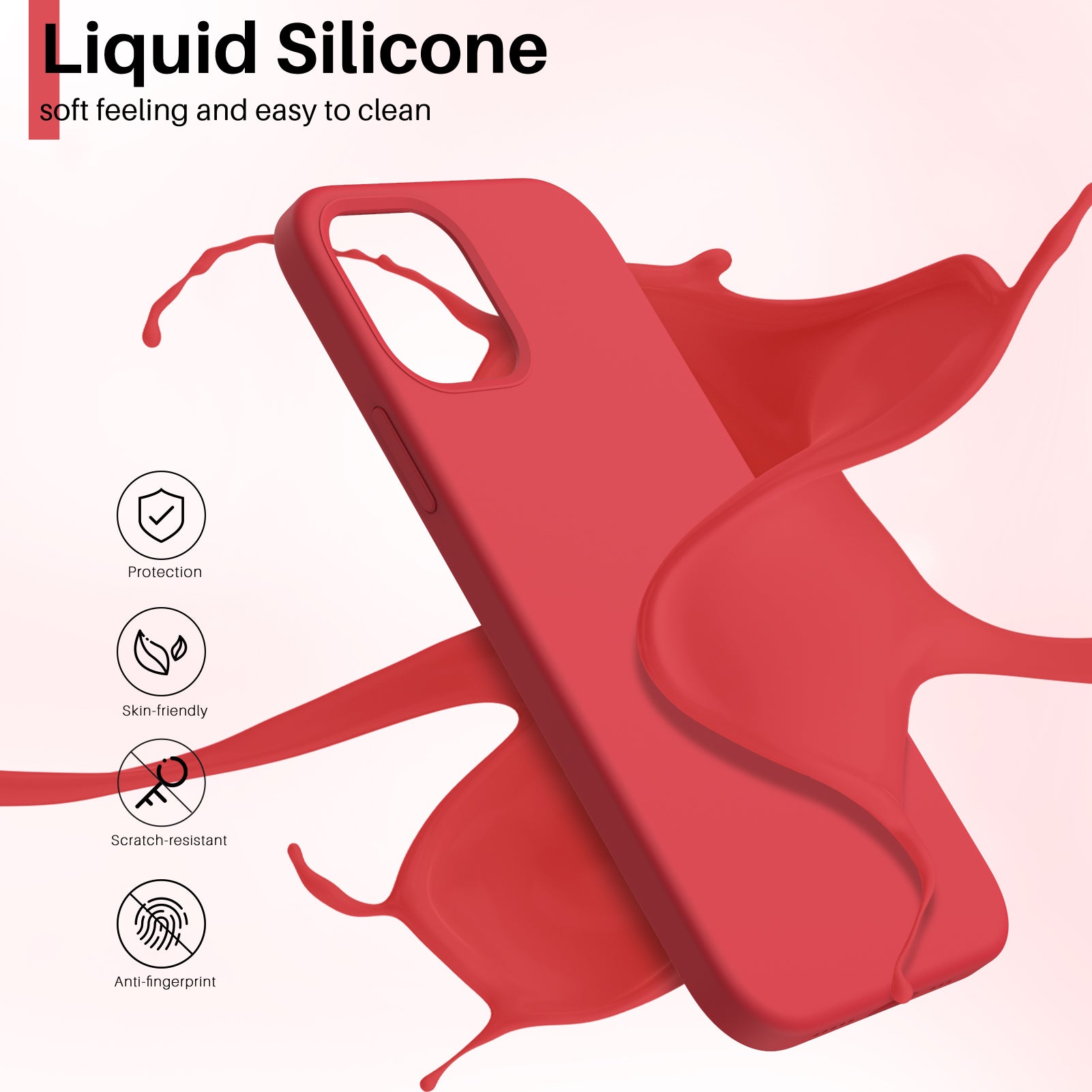 Liquid Silicone Case for iPhone 12 Series