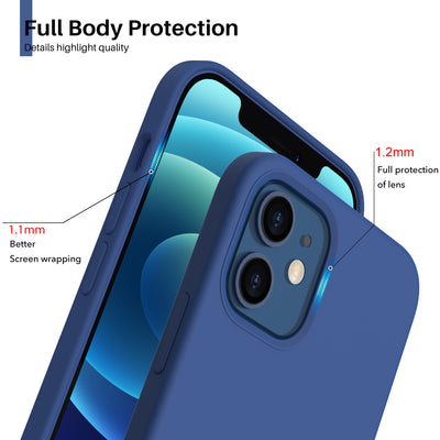 Flüssigsilikonhülle für iPhone 12 Serie
