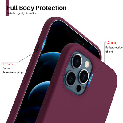 Flüssigsilikonhülle für iPhone 12 Serie
