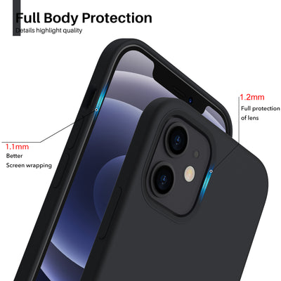 Flüssigsilikonhülle für iPhone 12 Serie