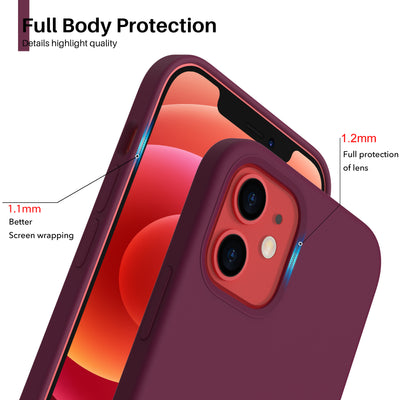 Flüssigsilikonhülle für iPhone 12 Serie