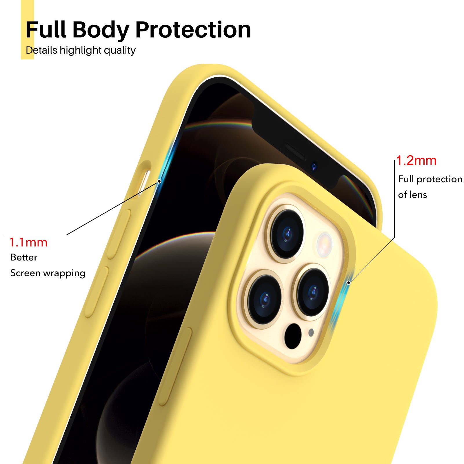 Liquid Silicone Case for iPhone 12 Series