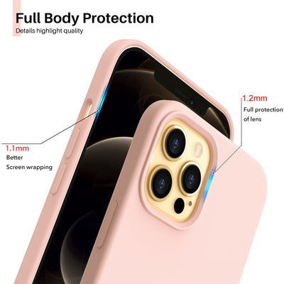 Flüssigsilikonhülle für iPhone 12 Serie