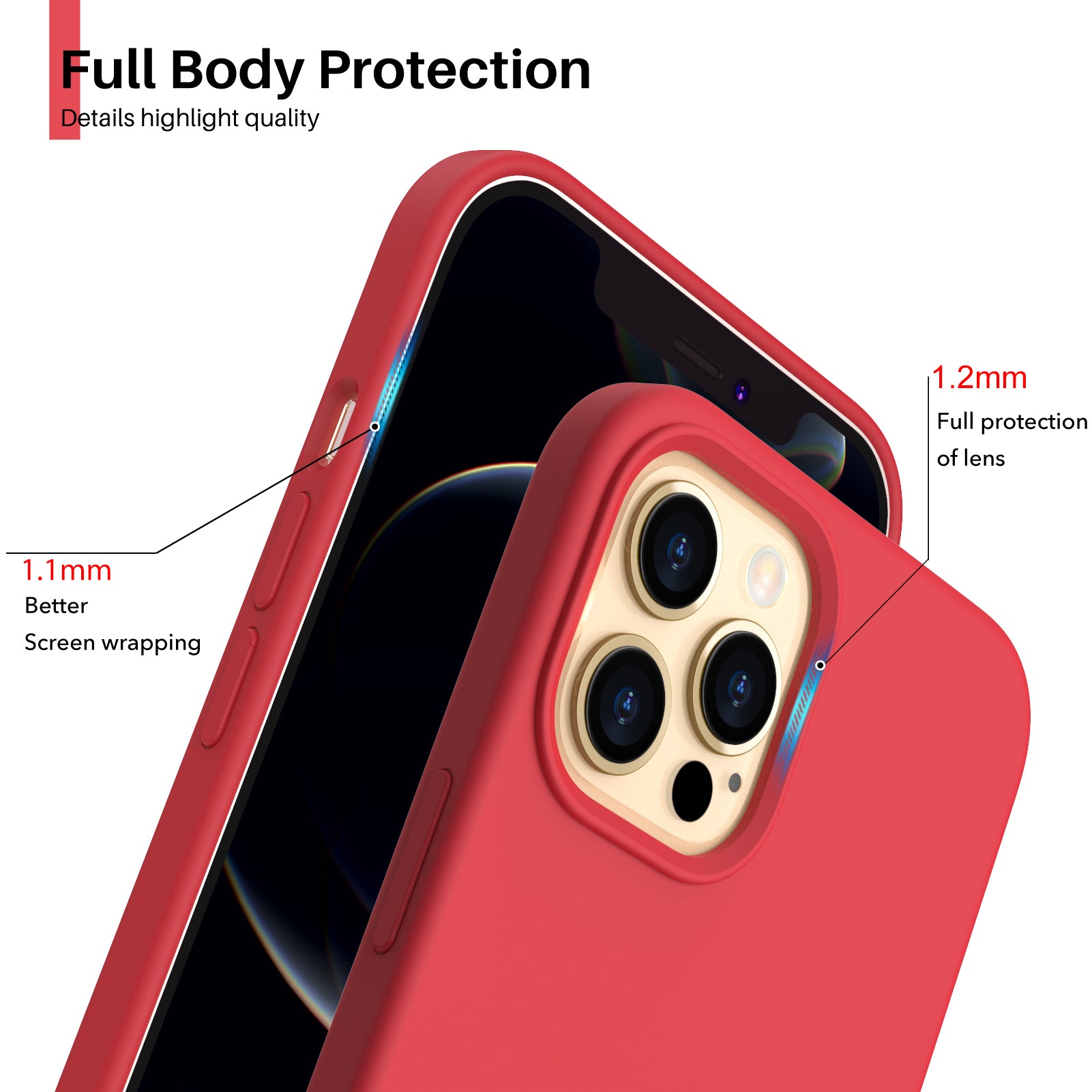 Liquid Silicone Case for iPhone 12 Series