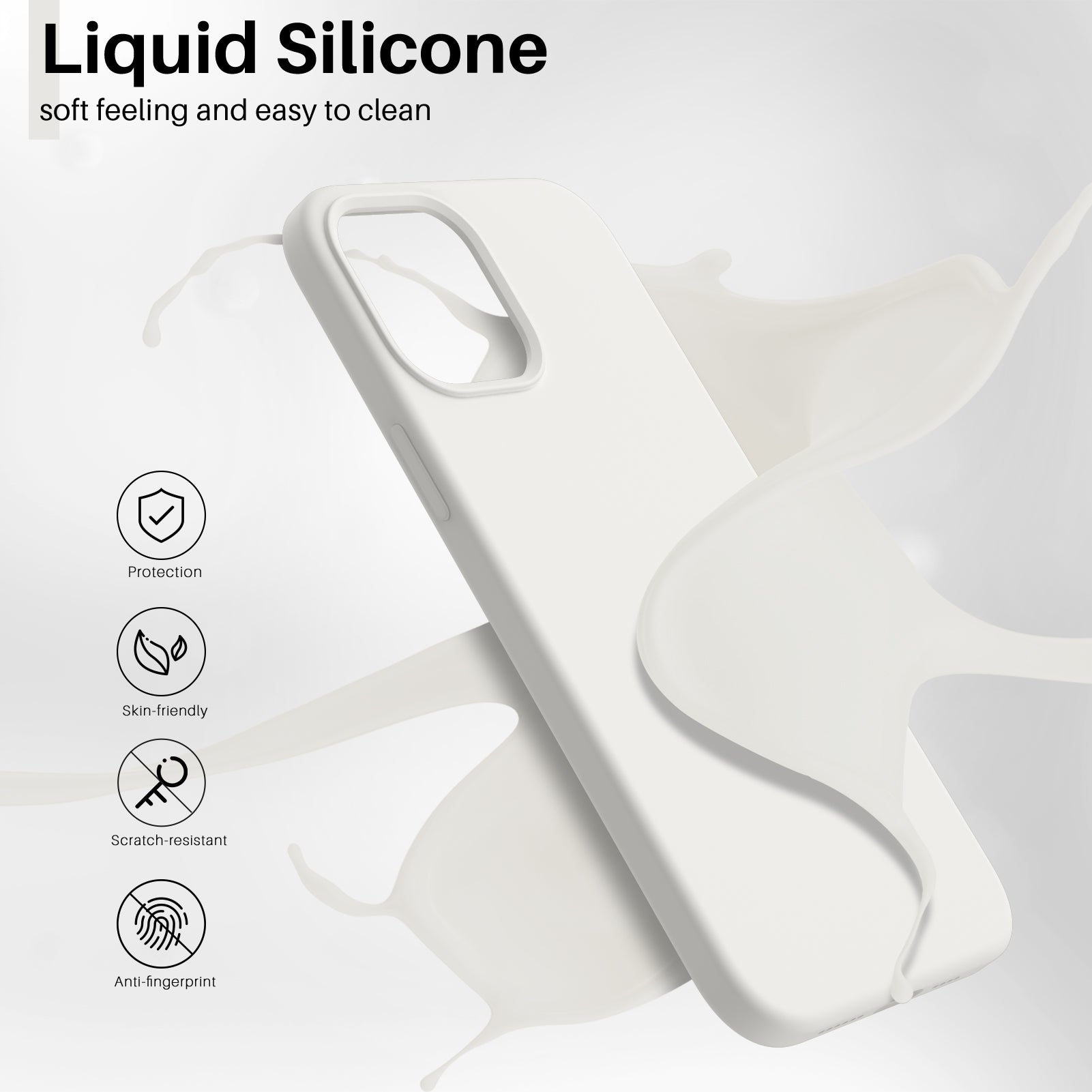 Liquid Silicone Case for iPhone 12 Series