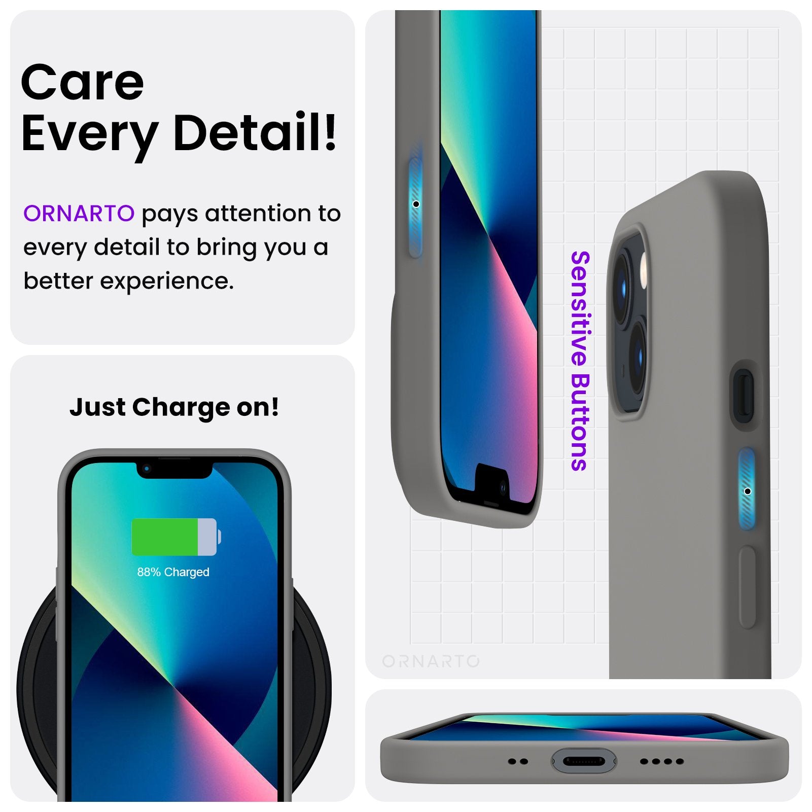 Liquid Silicone Case for iPhone 13 Series