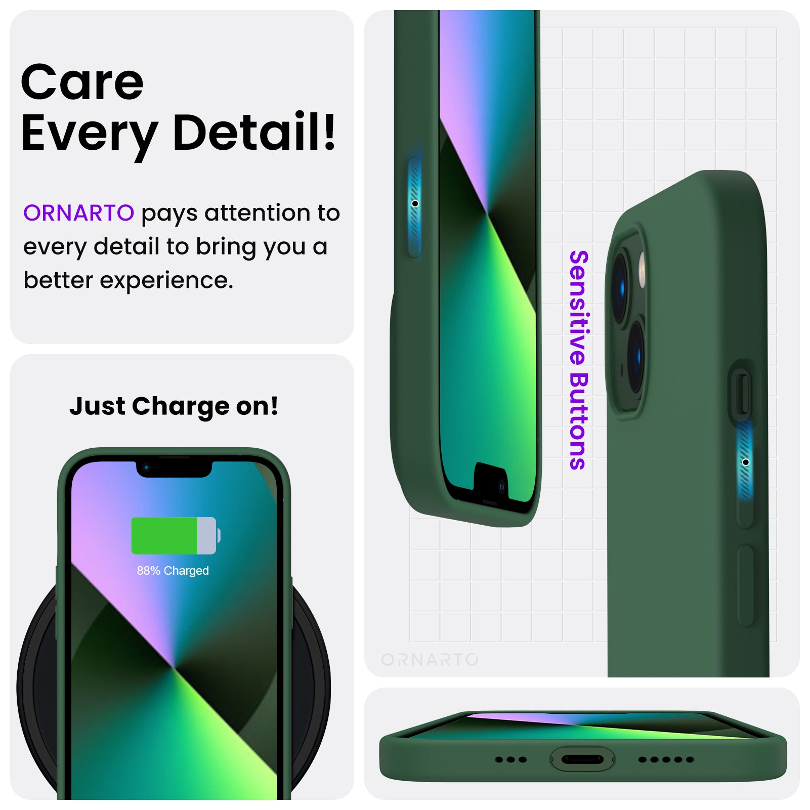 Liquid Silicone Case for iPhone 13 Series