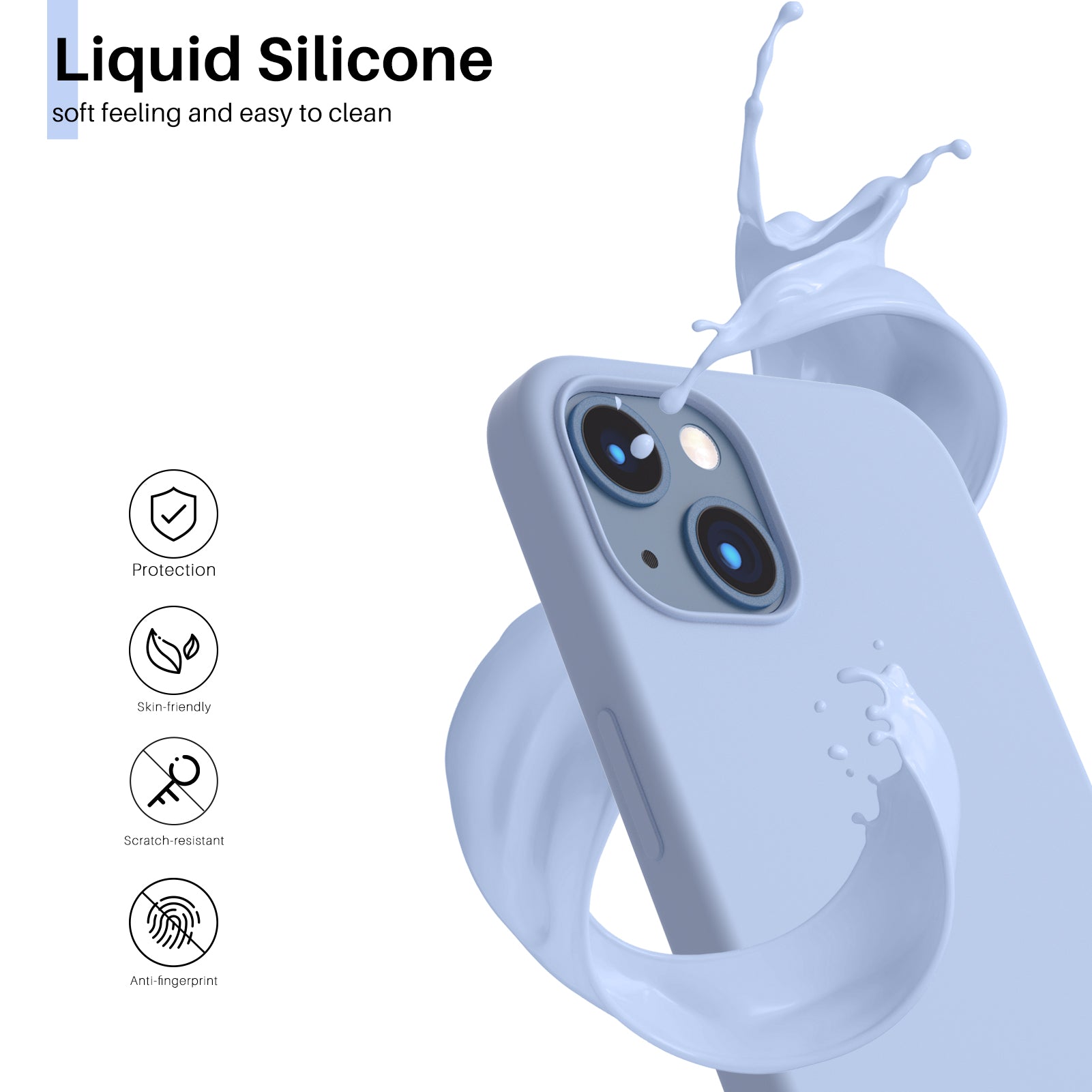 Liquid Silicone Case for iPhone 13 Series