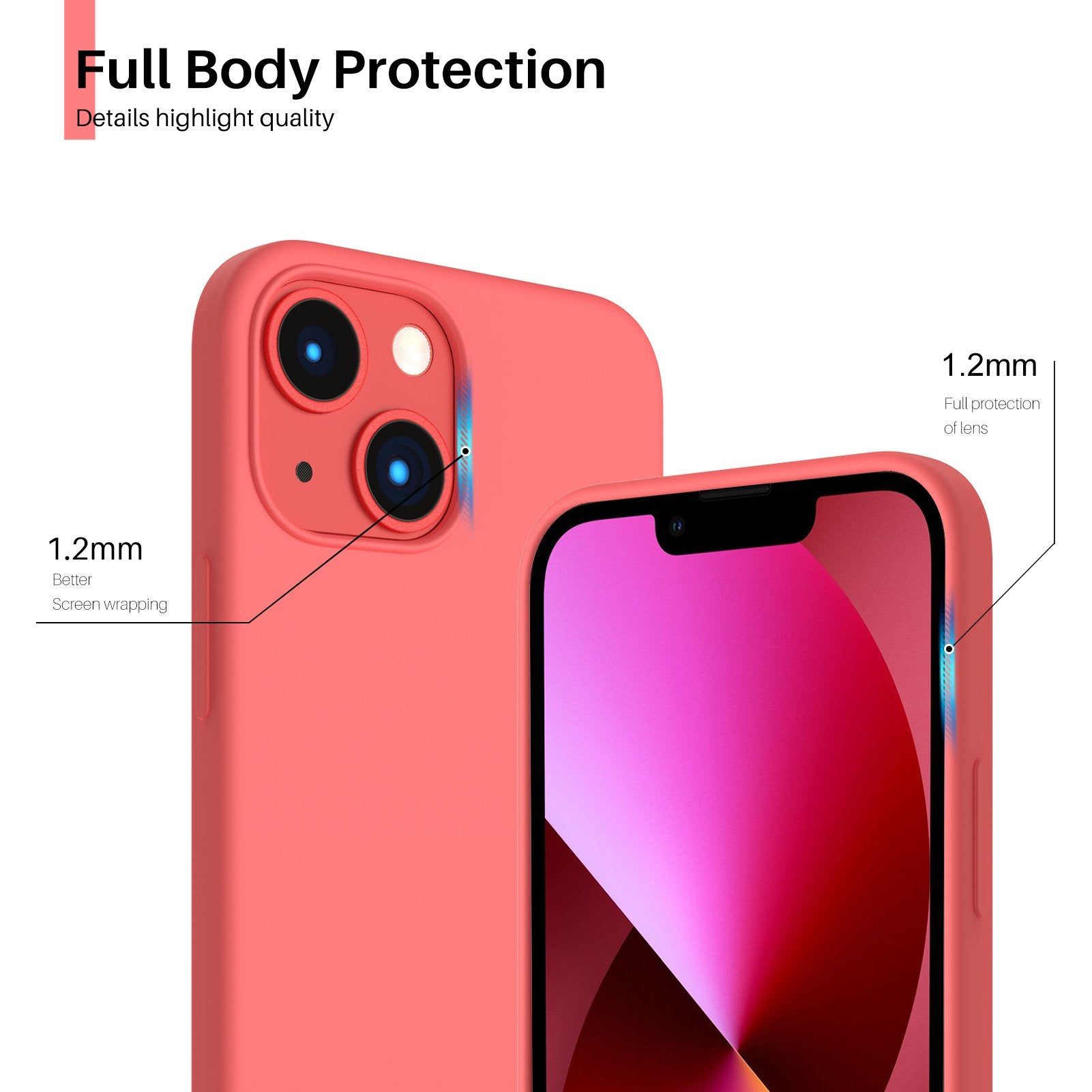 Liquid Silicone Case for iPhone 13 Series