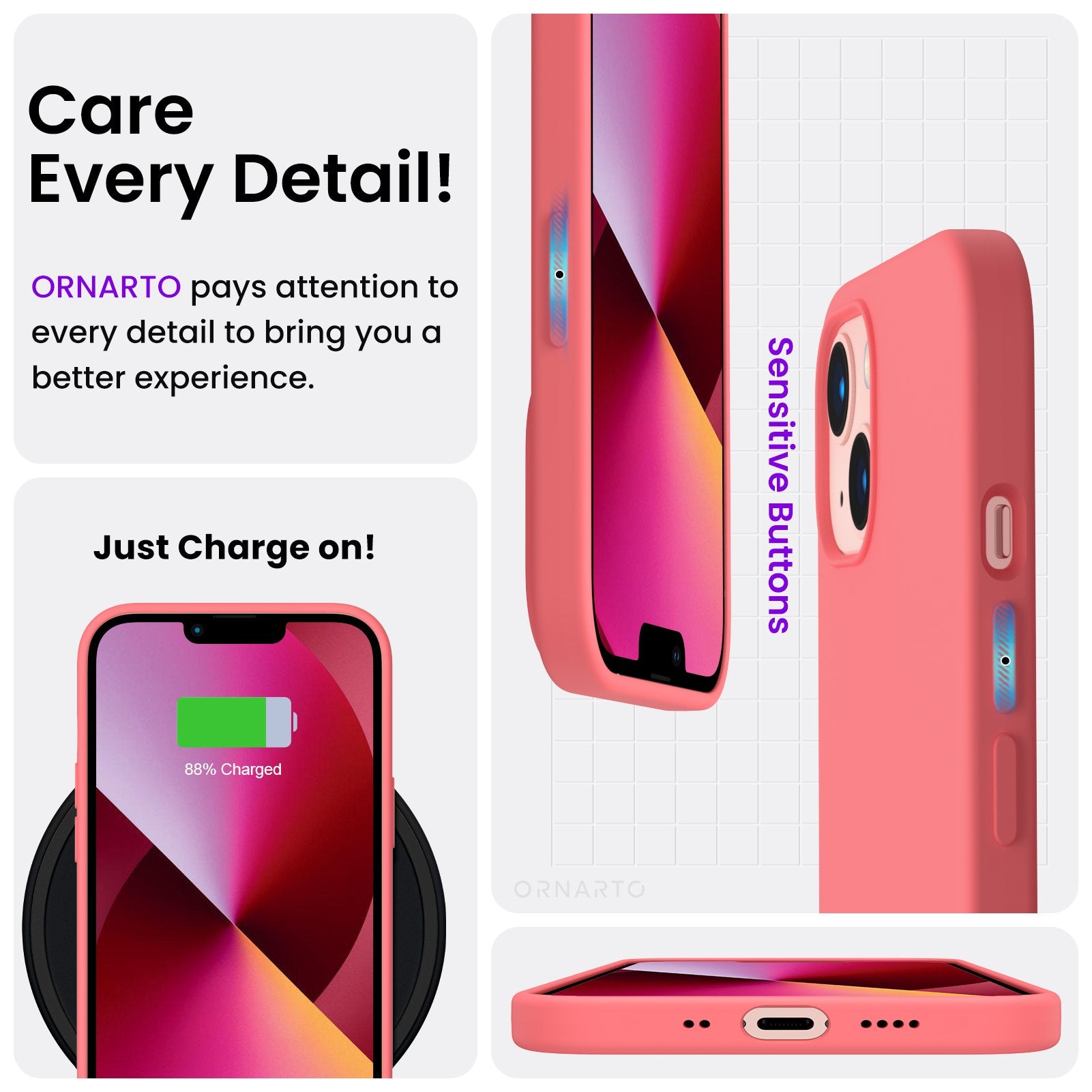 Liquid Silicone Case for iPhone 13 Series