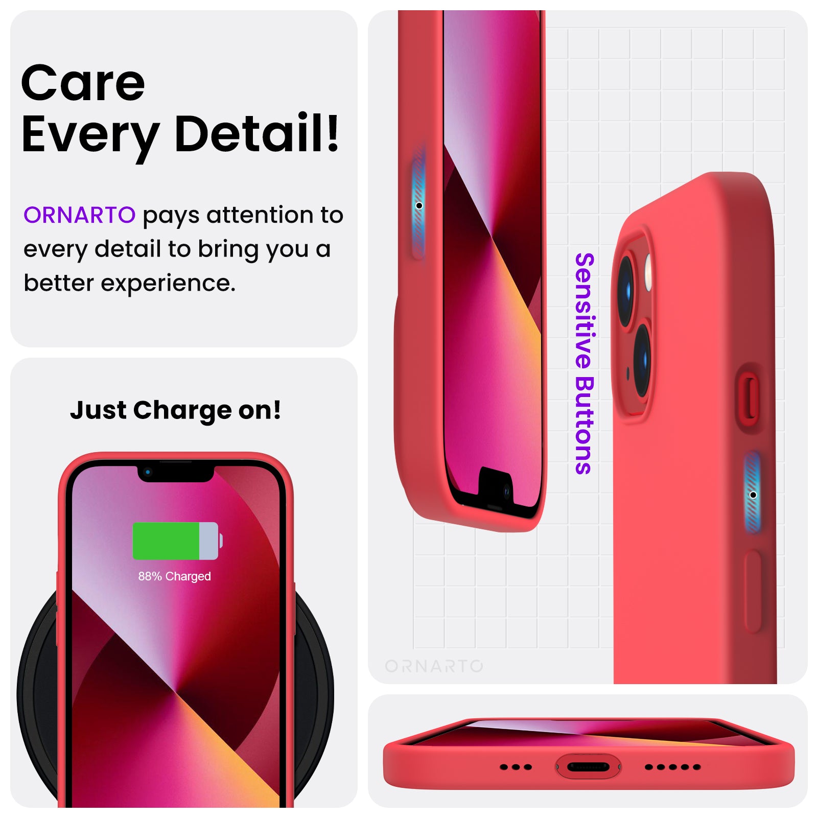 Liquid Silicone Case for iPhone 13 Series