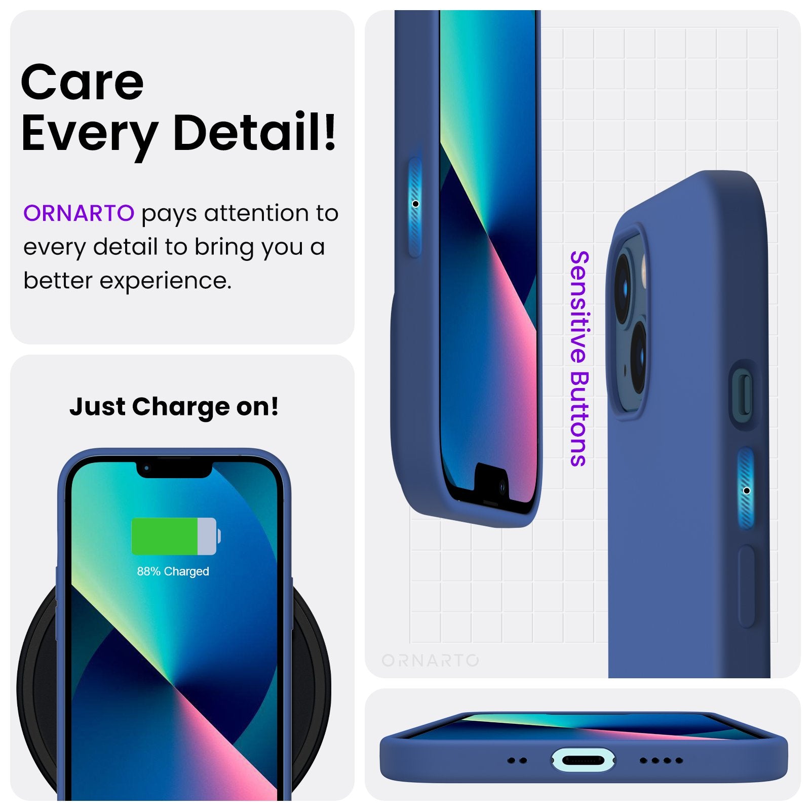 Liquid Silicone Case for iPhone 13 Series