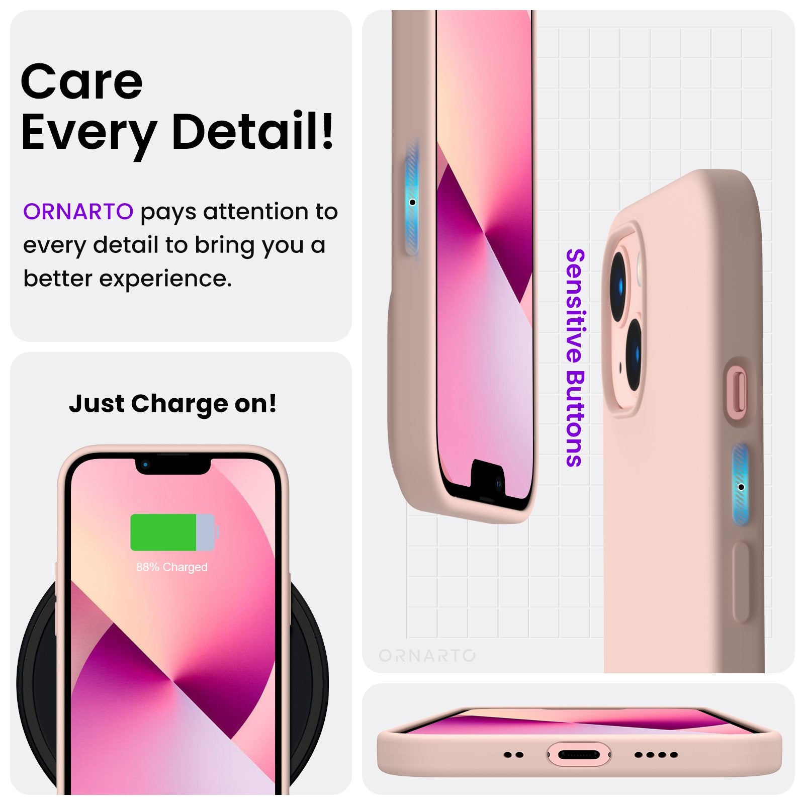 Liquid Silicone Case for iPhone 13 Series