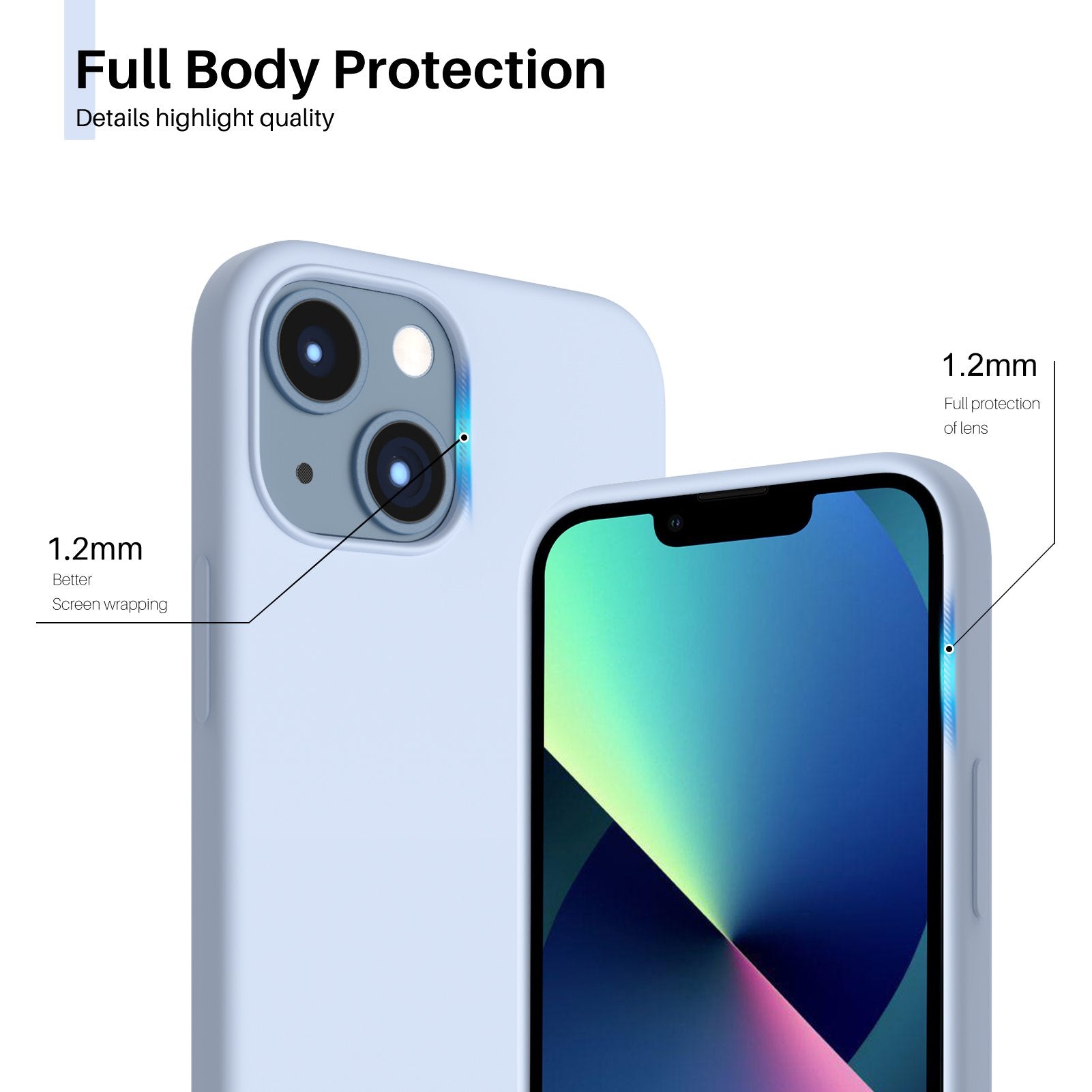 Liquid Silicone Case for iPhone 13 Series