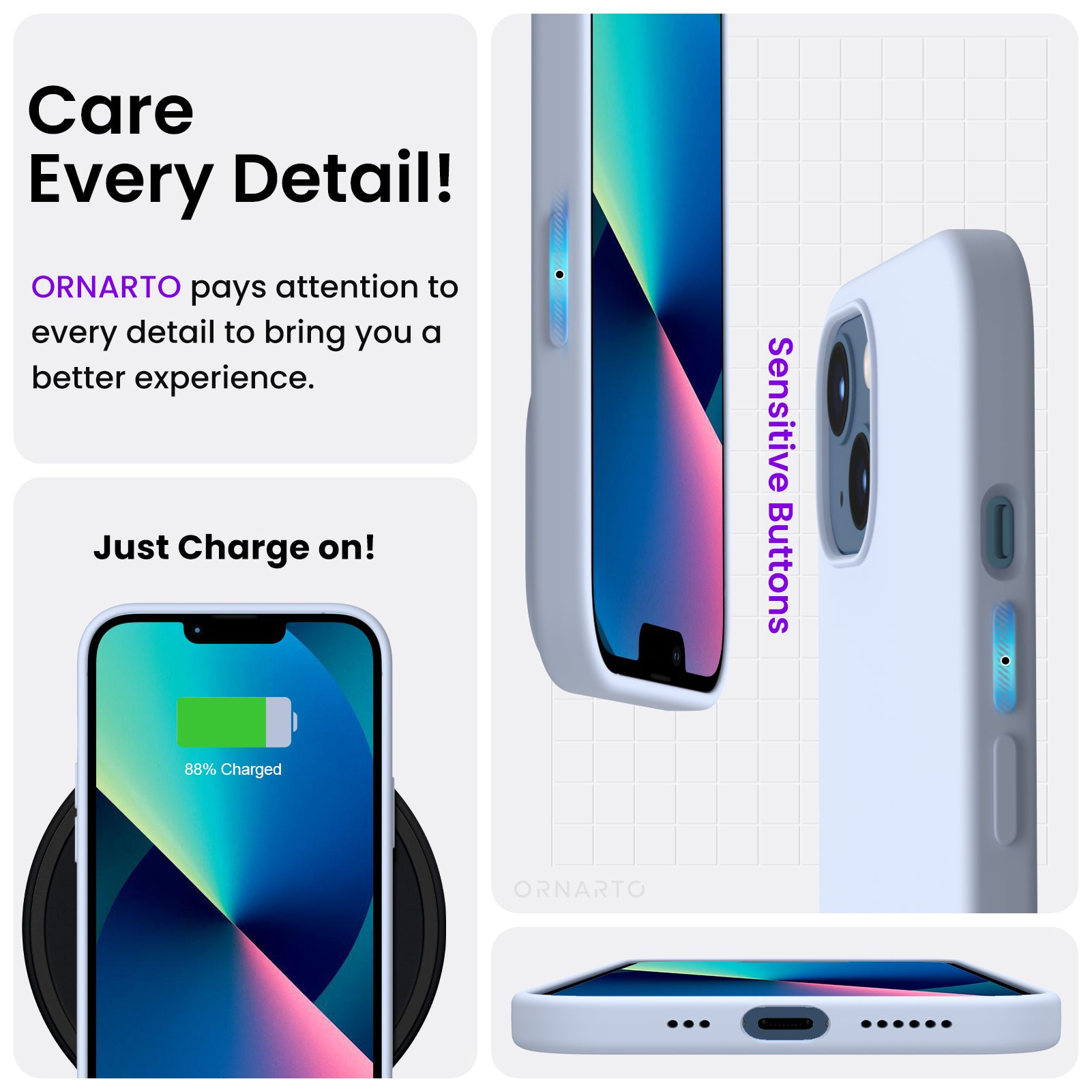 Liquid Silicone Case for iPhone 13 Series