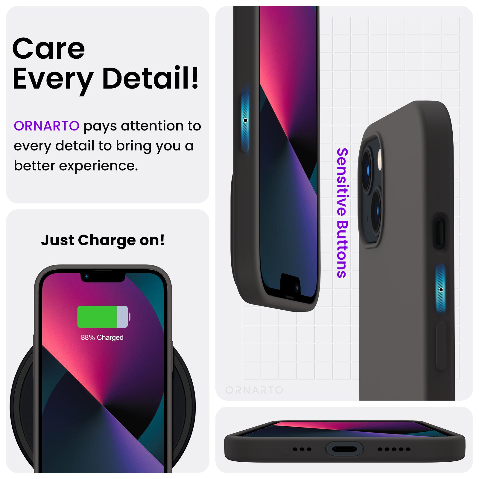 Liquid Silicone Case for iPhone 13 Series