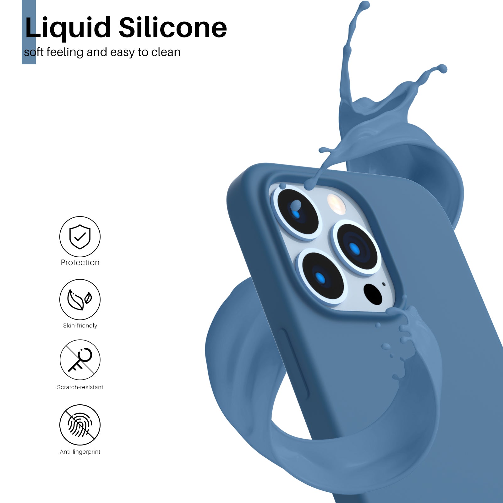 Liquid Silicone Case for iPhone 13 Series