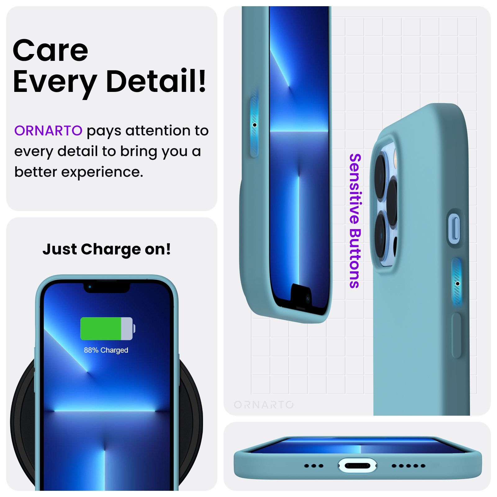 Liquid Silicone Case for iPhone 13 Series